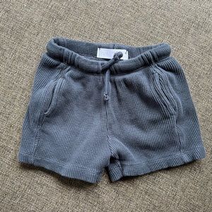 Zara navy waffle shorts 12-18 months